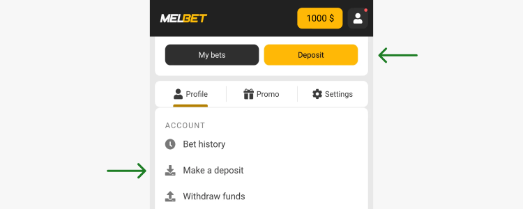 How to Deposit on Melbet Step-by-Step - Bookmakers Ghana