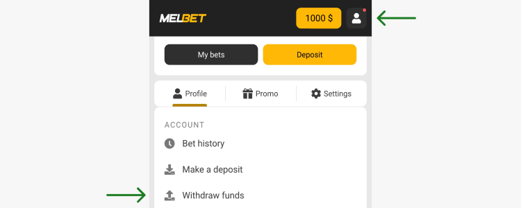 How to Withdraw Funds from Melbet - Bookmakers Ghana