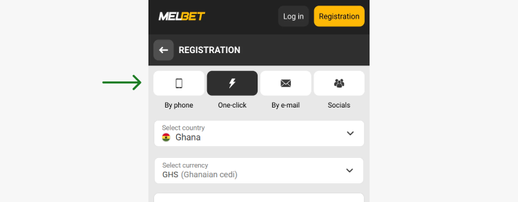 Melbet registration process - Bookmakers Ghana